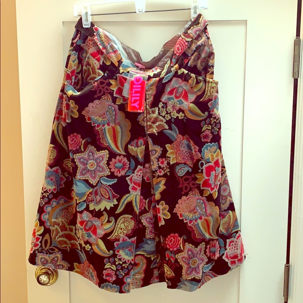 Olily velvet skirt
